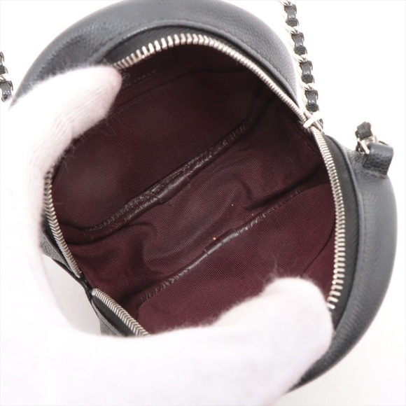 Chanel Quilted Round Caviar Chain Shoulder Bag Silver 2020 - Picture 5 of 7